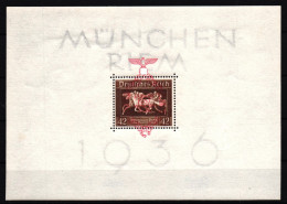 Deutsches Reich Block 10 Gestempelt Sonderstempel München Riem #IG003 - Blocks & Sheetlets