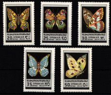 Syrien 1452-1456 Postfrisch Schmetterling #IH035 - Syrie