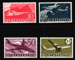 Liechtenstein 391-394 Postfrisch Flugzeuge #IG167 - Autres & Non Classés