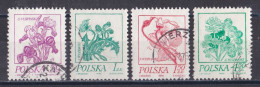 Pologne - République 1971 - 1980   Y & T N °  2136  2137  2138  Et  2141  Oblitérés - Oblitérés