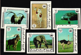 Mauretanien 595-600 B Postfrisch Wildtiere #IG221 - Mauretanien (1960-...)