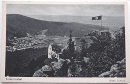 Baden-Baden - Altes Schloss - Rare Détail Du Drapeau - Baden-Baden