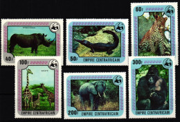 Zentralafrikanische Republik 532-537 A Postfrisch Wildtiere #IG225 - Central African Republic