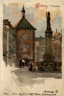 Gruss Aus Freiburg - Künstlerkarte Kley - Litho - Freiburg I. Br.