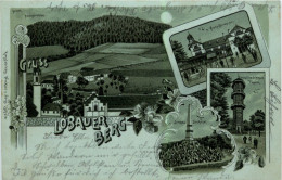 Gruss Vom Löbauer Berg - Litho - Loebau