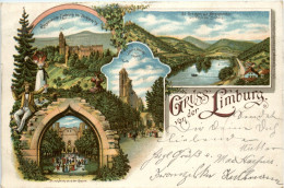 Gruss Von Der Limburg Bei Bad Dürckheim - Litho - Bad Duerkheim