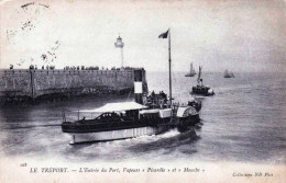 76 - LE TREPORT - L'entrée Du Port - Les Bateaux Vapeurs "Picardie" Et "Mouche" - Le Treport