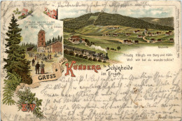 Gruss Vom Kuhberg Bei Schönheide - Litho - Other & Unclassified