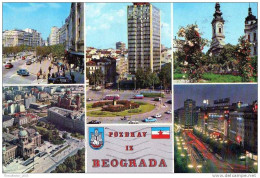 CARTOLINA - POSTCARD - CPT - POSTKARTE - BELGRADO (JUGOSLAVIA) - 1970 - With Cars & Buses !! - Jugoslawien