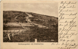 Schützengraben Mit Drahtverhau - Feldpost - Weltkrieg 1914-18