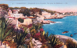 13 -  MARSEILLE -  Promenade De La Corniche -  Vue Prise De Maldorme - Endoume, Roucas, Corniche, Playas