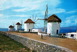 Grece - Ελλάδα -  MYKONOS - Les Pittoresque Moulins A Vent - Griechenland