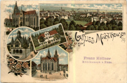 Gruss Aus Mühlhausen - Litho - Muehlhausen