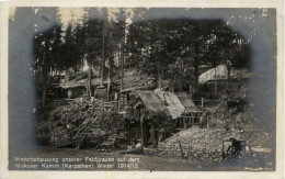 Winterbehausung Unserer Feldgrauen Auf Dem Wiskover Kamm Karpathen - Roumanie