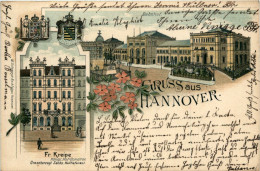 Gruss Aus Hannover - Litho - Hannover