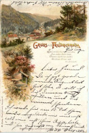 Gruss Aus Friedrichroda - Litho - Friedrichroda