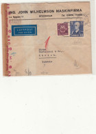 Sweden / W.W.2 Airmail / Switzerland / Germany Censorship - Altri & Non Classificati