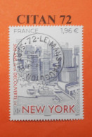 FRANCE 2024  DU  BLOC  500  ANS  DECOUVERTE  DE  NEW-YORK   NEUF  OBLITERE - Used Stamps