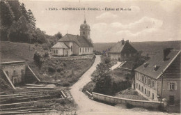 25 Sombacour  Eglise Et Mairie - Autres & Non Classés