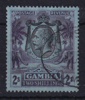 Gambia: 1922/29   KGV   SG136    2/-  Used - Gambia (...-1964)