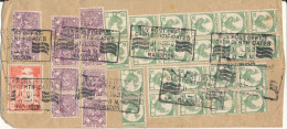 Burma Cover Sent Air Mail To Denmark Rangoon 11-7-1953 With A Lot Of Stamps - Myanmar (Birmanie 1948-...)