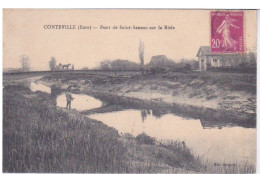 27 - EURE - CONTEVILLE - PONT DE SAINT SANSON SUR LA RISLE - - Autres & Non Classés