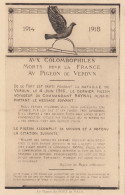 CPA (  MILITARIA  )AUX COLOMBOPHILES Morts Pour La France   14-18 (b.burtheme) - Guerra 1914-18