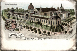 Gruss Aus Dresden - Litho - Dresden