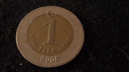 TÜRKİYE - 2008 - 1 YENİ TÜEK LİRASI - Turquie