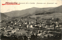 Mürzzuschlag/Steiermark - Mürzzuschlag - Panorama Vom Kaiserstein - Mürzzuschlag