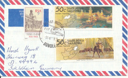 South Africa Air Mail Cover Sent To Germany 30-3-1995 Topic Stamps - Aéreo