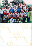 Mannschaft Team Hamburger SV 83-84 HSV Wolfram Wuttke Jimmy Hartwig Manfred Manni Kaltz Bernd Wehmeyer Autogramme DFB - Autographes