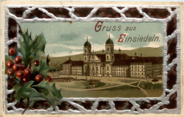 Gruss Aus Einsiedeln - Litho - Prägekarte - Einsiedeln