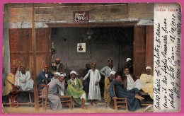 Ag2802 - EGYPT - VINTAGE POSTCARD - Ethnic, Coffee House - 1905 - Afrique
