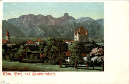 Thun - Burg Und Stockhornkette - Thun