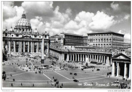 CARTOLINA - POSTCARD - CPT - POSTKARTE - ROMA - P.ZZA S. PIETRO (SCRITTA A DX) - San Pietro