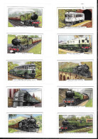 GF683 - SERIE COMPLETE 48 CARTES CIGARETTES GALLAHER - TRAINS OF THE WORLD - Gallaher