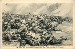 Der Sieg Der Deutschen Truppen über Ide Fanzosen Bei Mülhausen - Guerra 1914-18