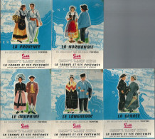 W311 - CARTONETTES POP-UP CONFISERIE LUTTI GHISSIGNIES - FRANCE ET COSTUMES NORMANDIE PROVENCE VENDEE LANGUEDOC DAUPHINE - Autres & Non Classés