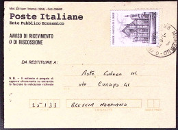 1996-TURISTICA Firenze Santa Croce Lire 750 Isolato Su Avviso Ricevimento - 1991-00: Storia Postale