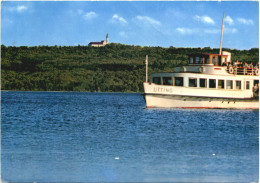 MS Utting Auf Dem Ammersee Mit Der Klosterburg Andechs - Starnberg