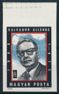 ** 1974 Salvador Allende ívszéli Vágott Bélyeg - Sonstige & Ohne Zuordnung