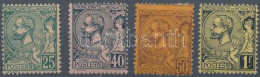 * Monaco 1891 Mi 16-18, 20, A Sor Kulcsértéke A Mi 16 (Mi EUR 540.-) - Otros & Sin Clasificación