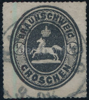 O Német Államok Braunschweig 1865 Mi 17 (3 Klf Aláírással) (Mi EUR 480.-) (foghibák / Perf. Faults) - Otros & Sin Clasificación