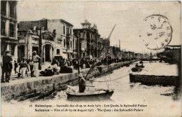 Salonique - Incendie Des 1917 - Les Quais - Greece