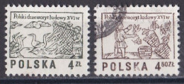 Pologne - République 1971 - 1980   Y & T N °  2366  Et  2367   Oblitérés - Gebruikt