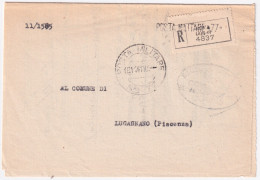 1941-Posta Militare 77 C.2 (18.11) E Lineare Su Piego Raccomandato - Marcophilia