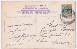 1916-Posta Militare/37^ DIVISIONE C.2 (22.12) Su Cartolina Umoristica - Marcophilia