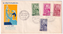 1963-Vietnam Del Sud Giornata Donna Serie Cpl. (206/9) Fdc - Viêt-Nam