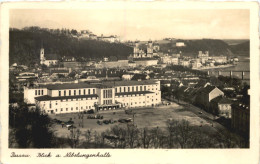 Passau, Blick Auf Nibelungenhalle - Passau